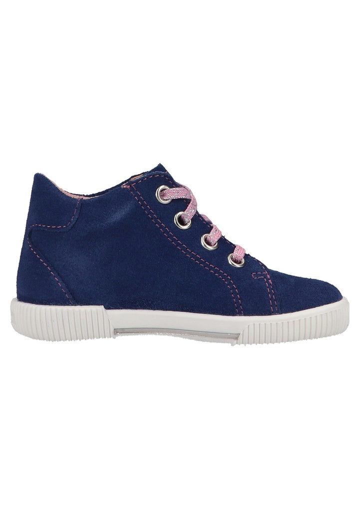 Richter Halbschuhe Veloursleder/Textil Blau/Pink