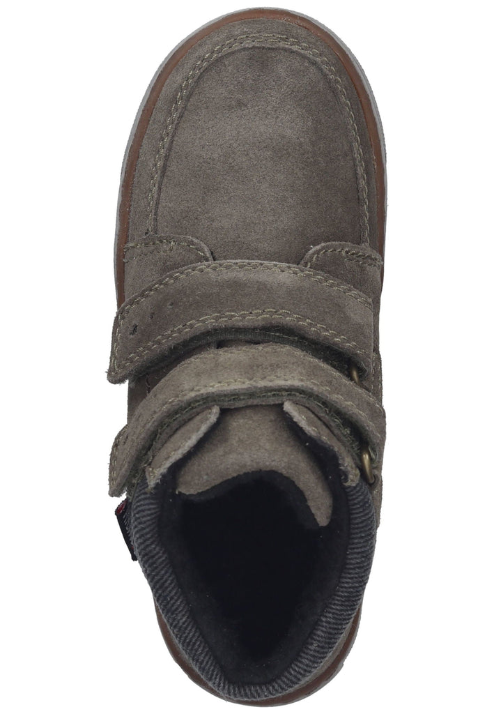 Richter Halbschuhe Veloursleder/Textil Braun/Grün Warmfutter