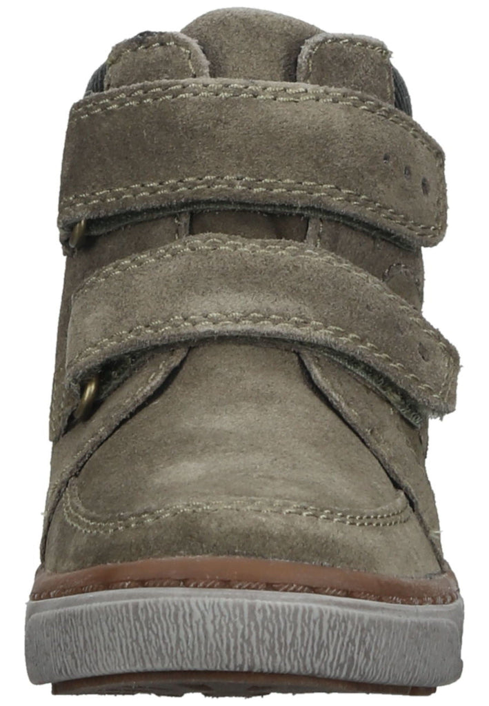 Richter Halbschuhe Veloursleder/Textil Braun/Grün Warmfutter