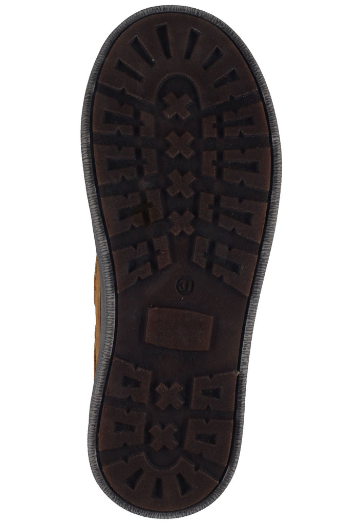 Richter Halbschuhe Veloursleder/Textil Curry