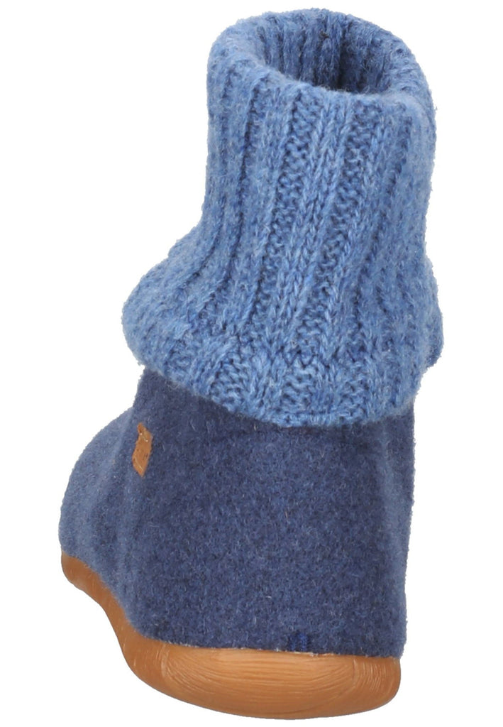 Richter Hausschuhe Filz Blau