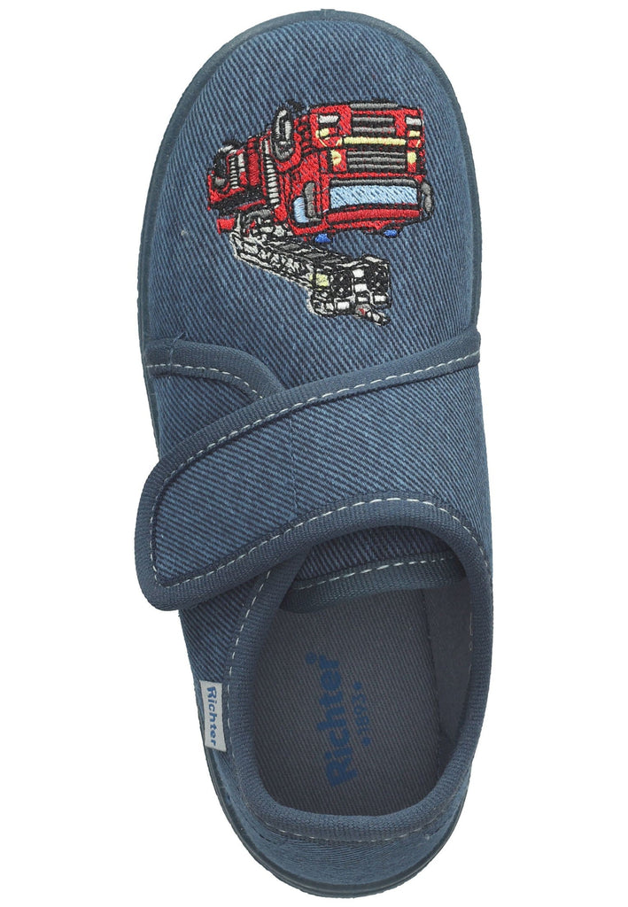 Richter Hausschuhe Textil Blau