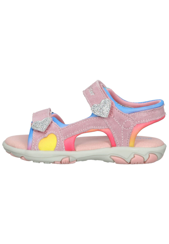 Richter Sandalen Leder/Textil Hellrosa