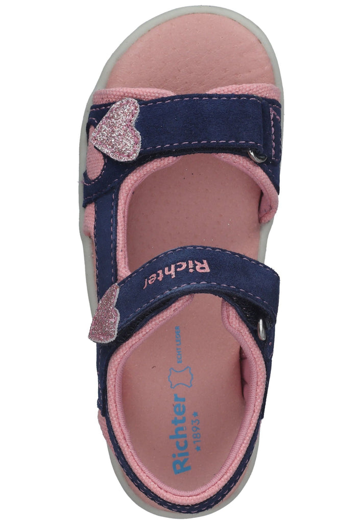 Richter Sandalen Leder/Textil Rosa