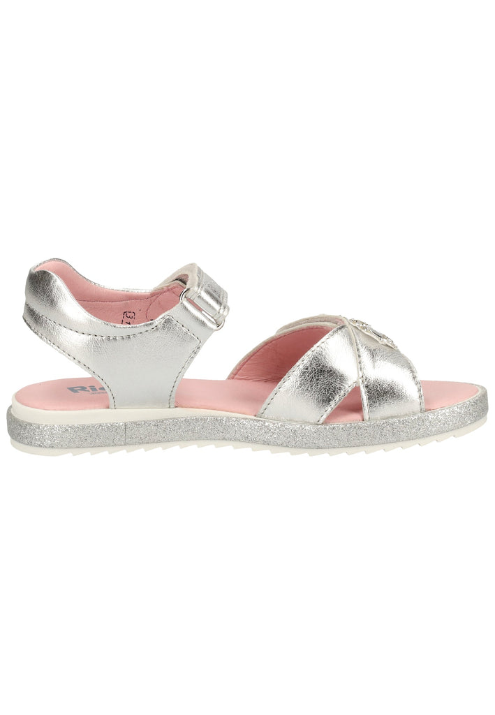 Richter Sandalen Leder/Textil Silber