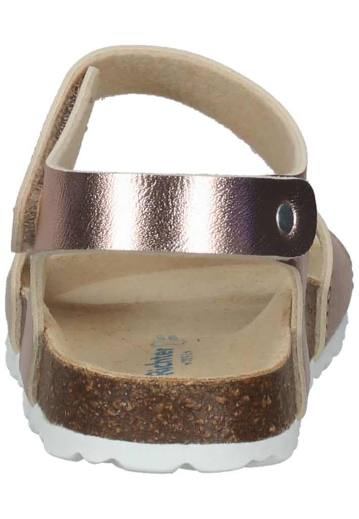 Richter Sandalen Lederimitat Rosegold