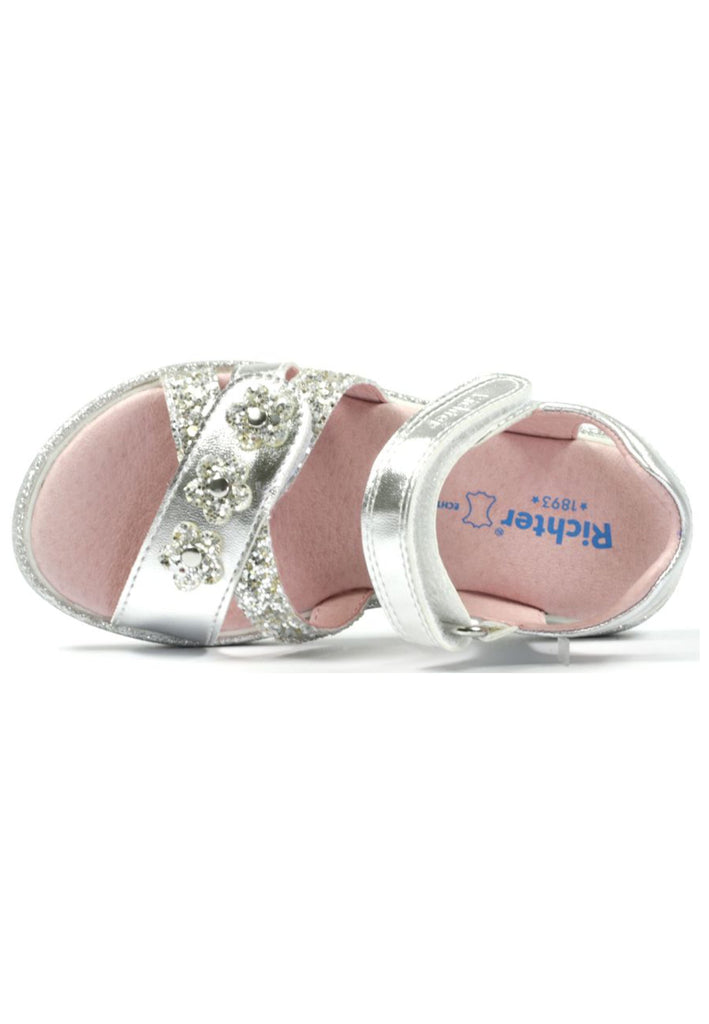 Richter Sandalen Lederimitat Silber