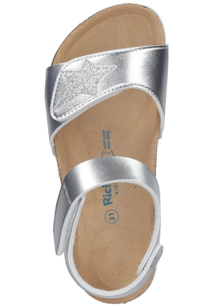 Richter Sandalen Lederimitat Silber