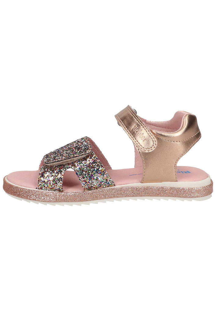 Richter Sandalen Lederimitat/Textil Gold