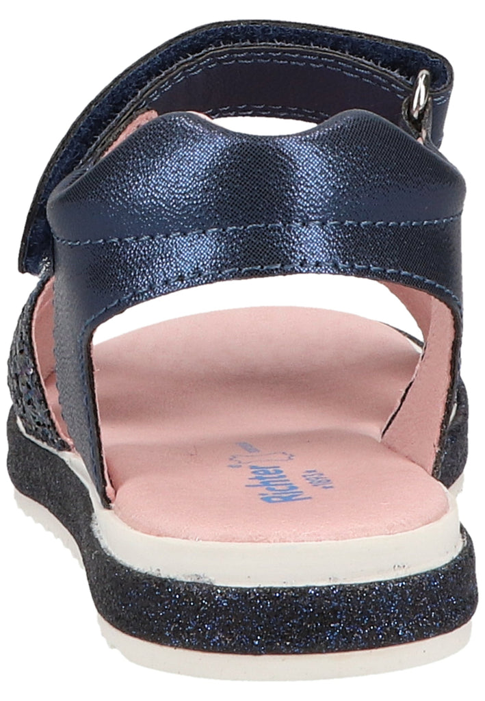 Richter Sandalen Lederimitat/Textil Petrol