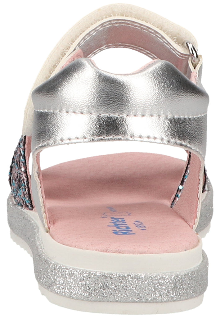 Richter Sandalen Lederimitat/Textil Silber