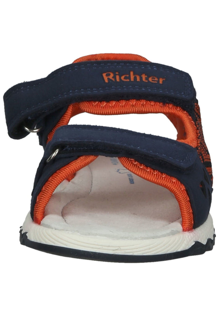Richter Sandalen Textil Blau/Orange