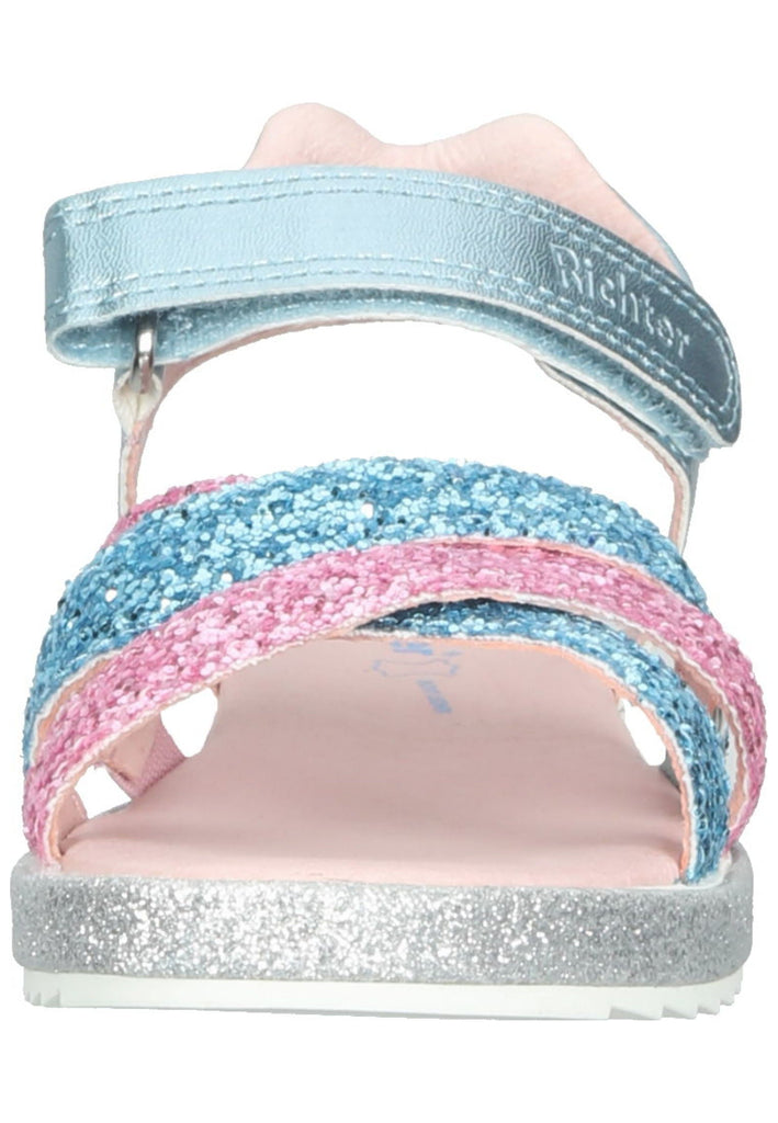 Richter Sandalen Textil Blau/Pink