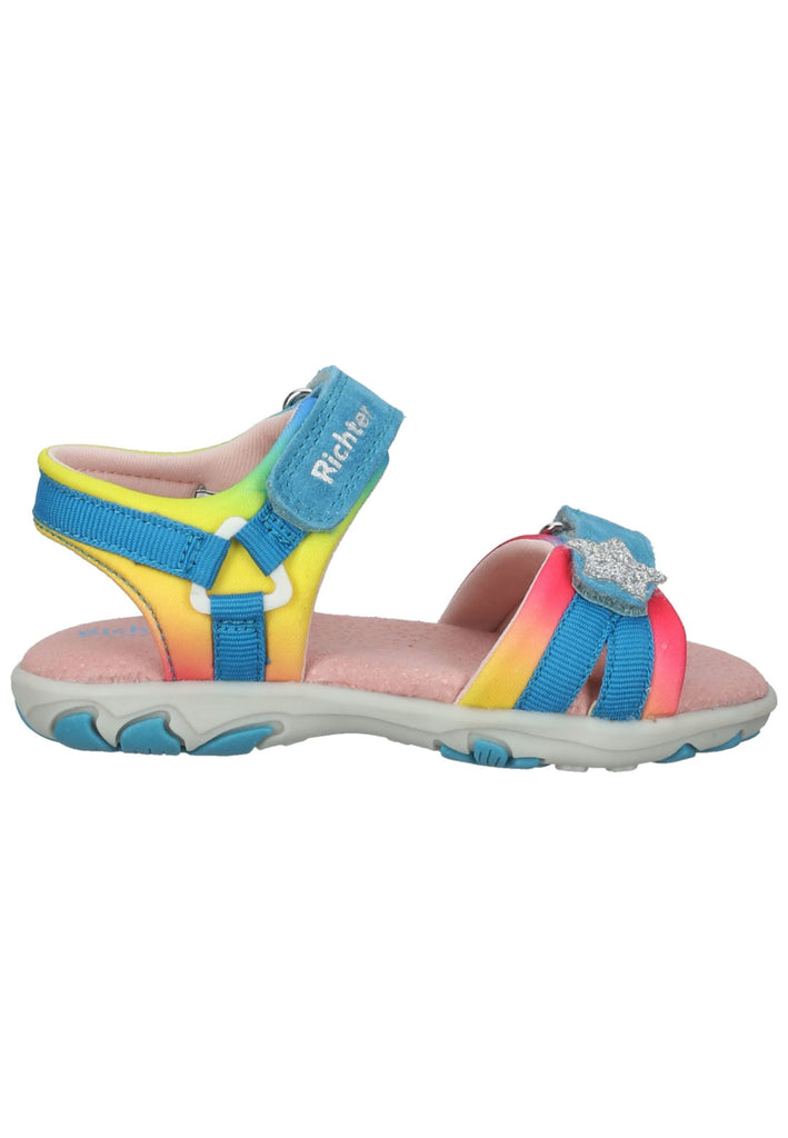 Richter Sandalen Textil Rosa/Hellblau
