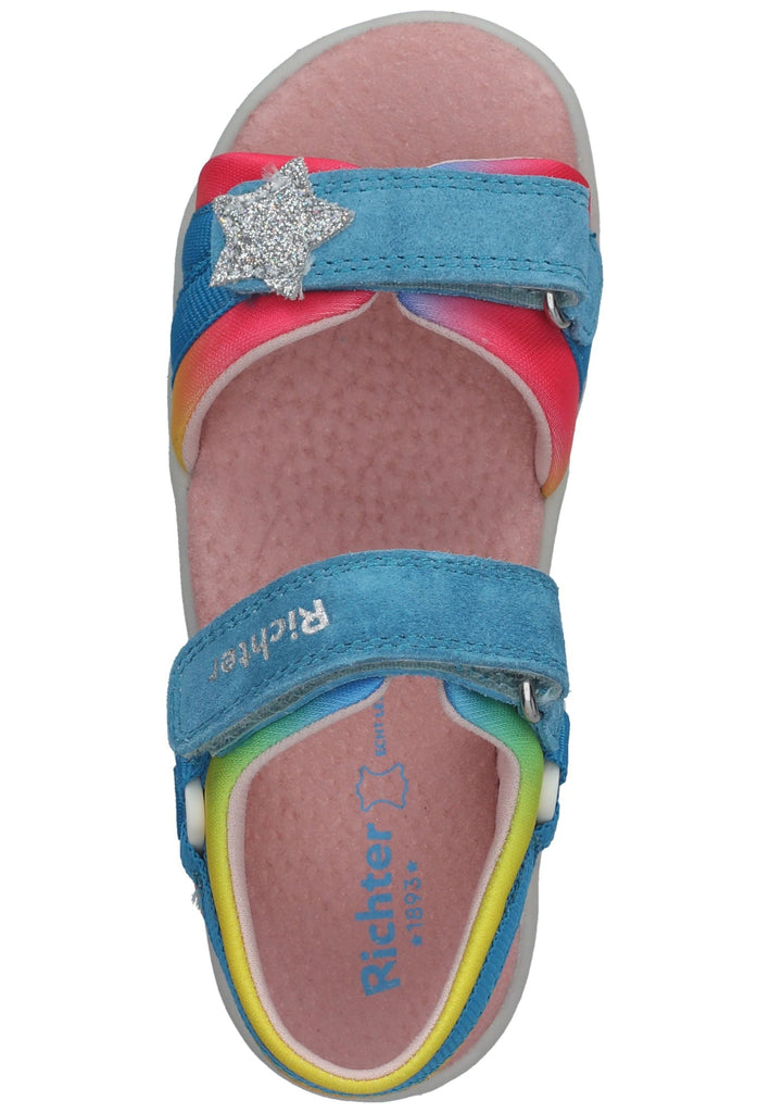 Richter Sandalen Textil Rosa/Hellblau