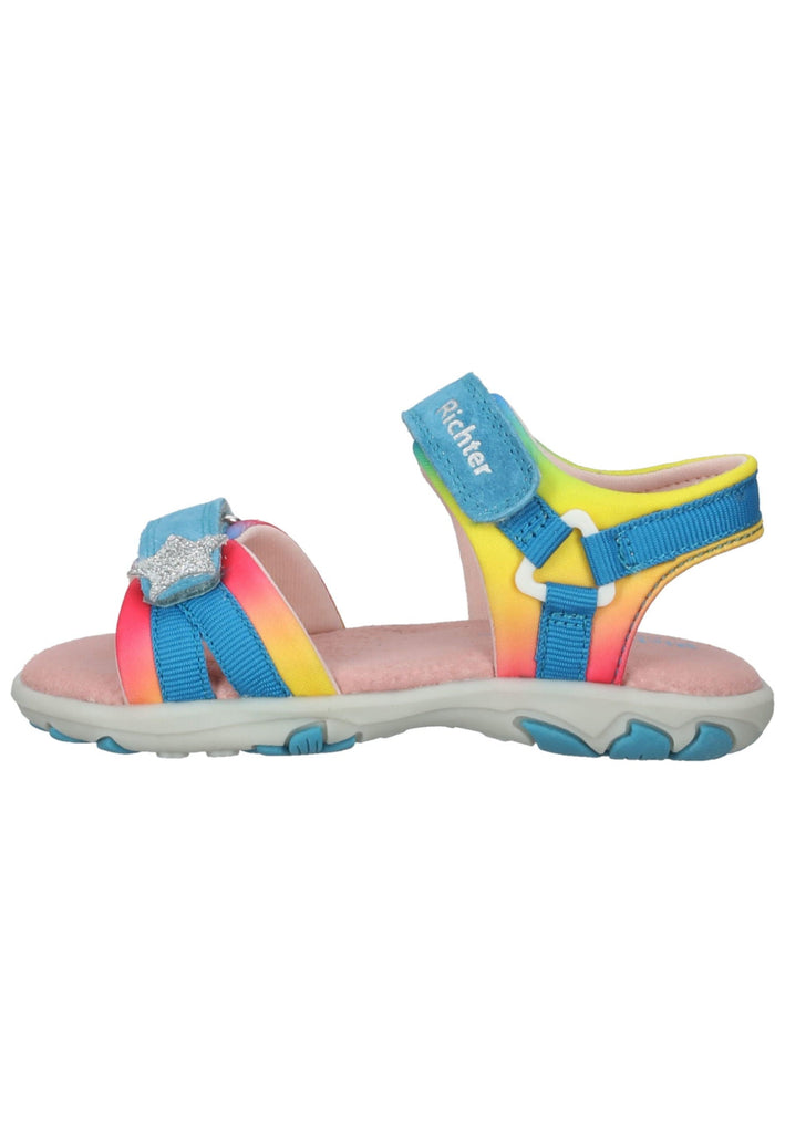 Richter Sandalen Textil Rosa/Hellblau