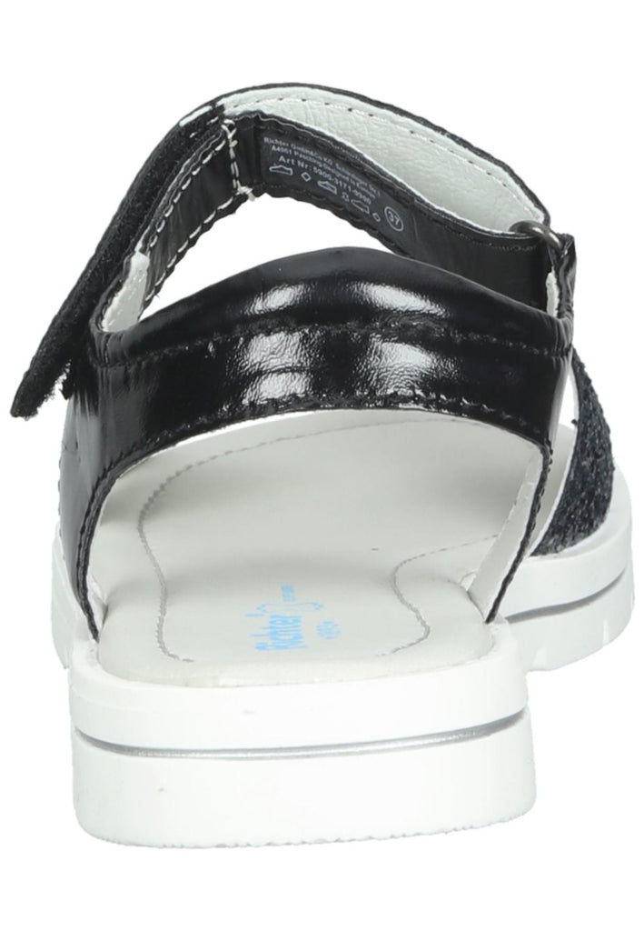 Richter Sandalen Textil Schwarz