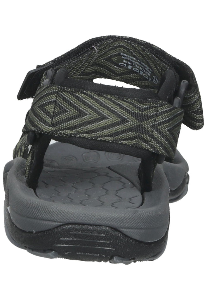 Richter Sandalen Textil Schwarz/Grau