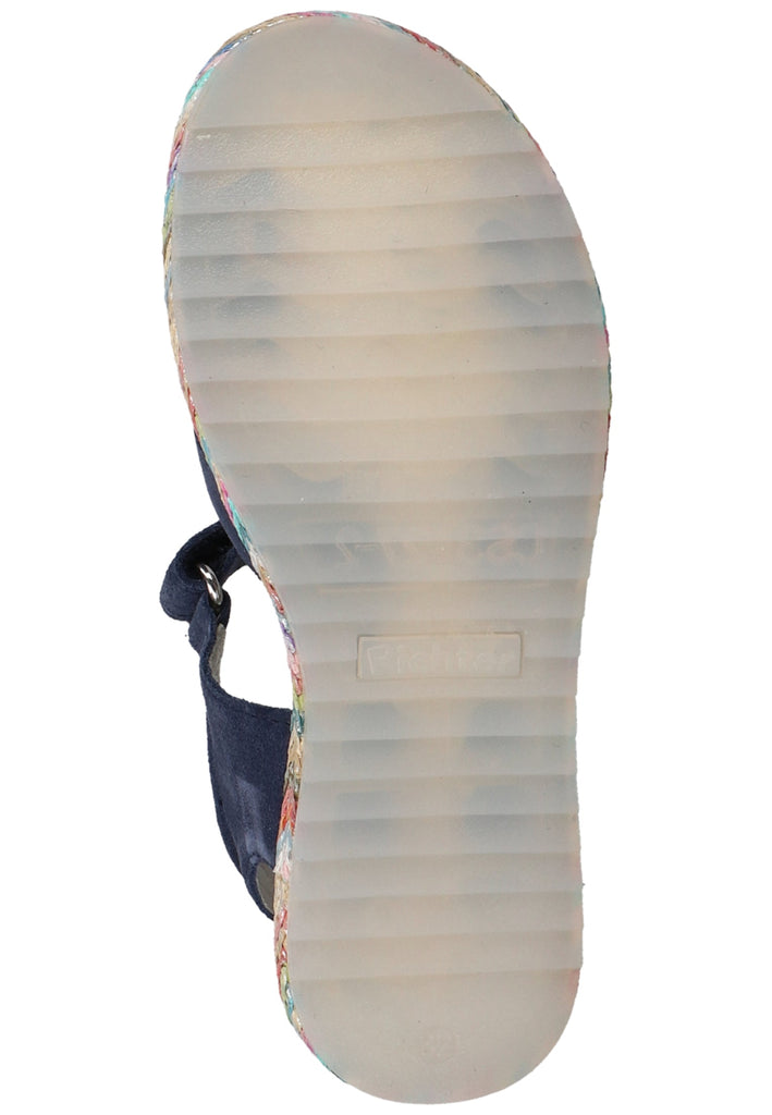 Richter Sandalen Veloursleder Atlantik