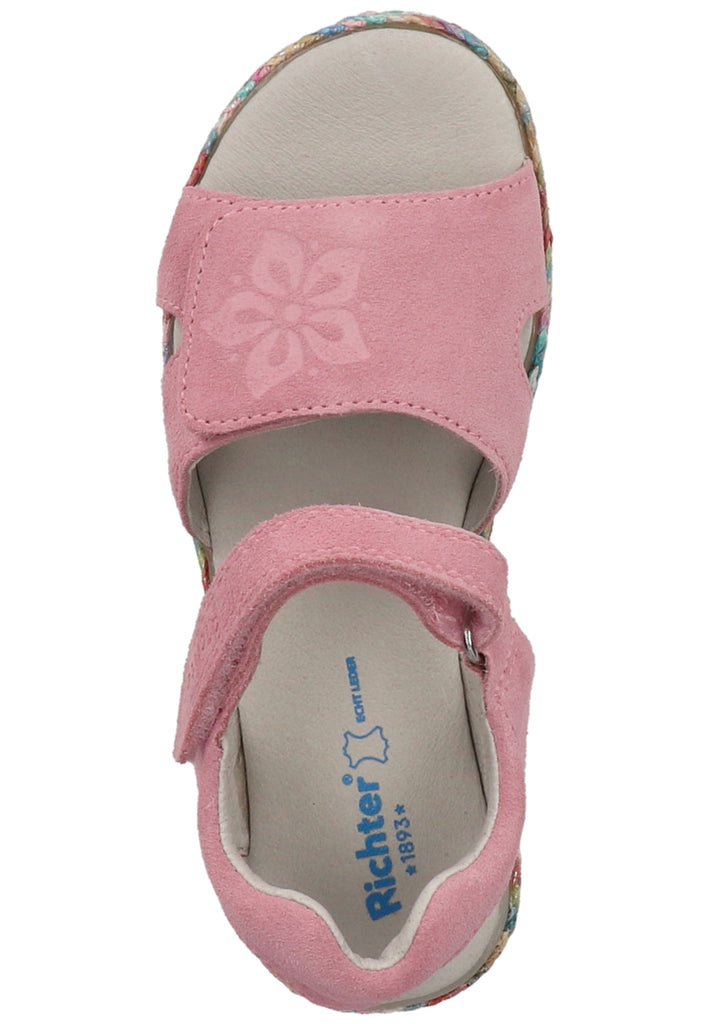Richter Sandalen Veloursleder Rosa