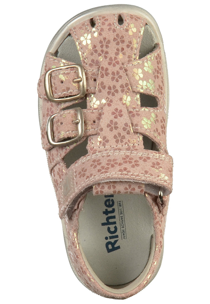 Richter Sandalen Veloursleder Rose