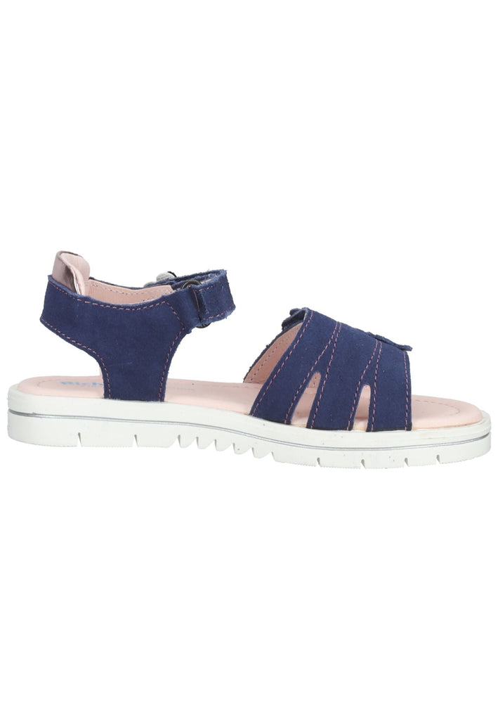 Richter Sandalen Veloursleder/Textil Blau