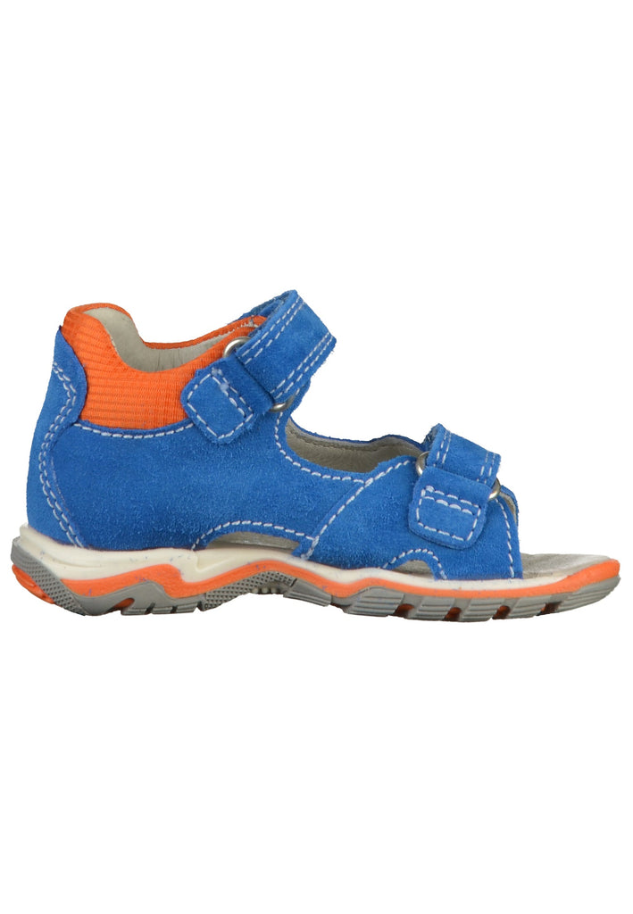 Richter Sandalen Veloursleder/Textil Blau