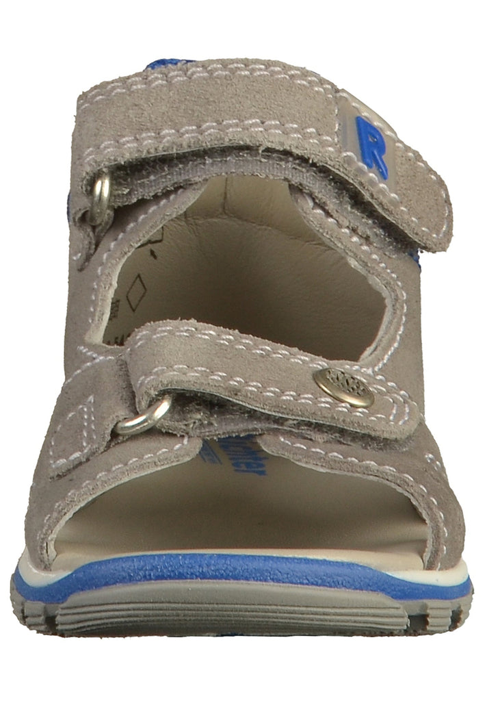 Richter Sandalen Veloursleder/Textil Grau