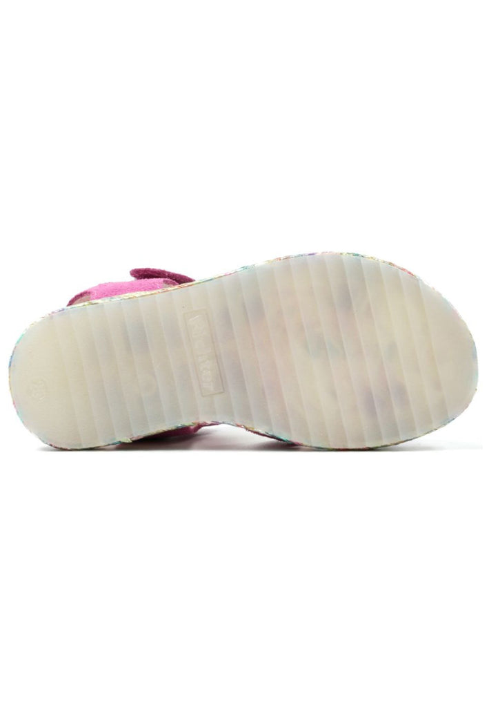 Richter Sandalen Veloursleder/Textil Rosa