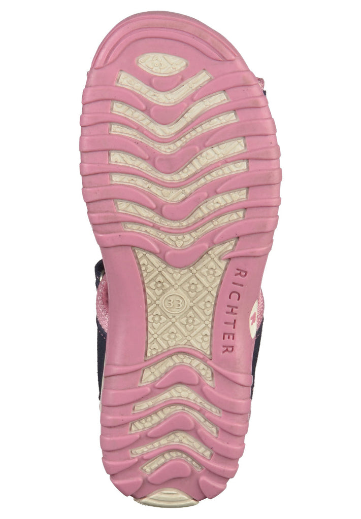 Richter Sandalen Veloursleder/Textil Rosa