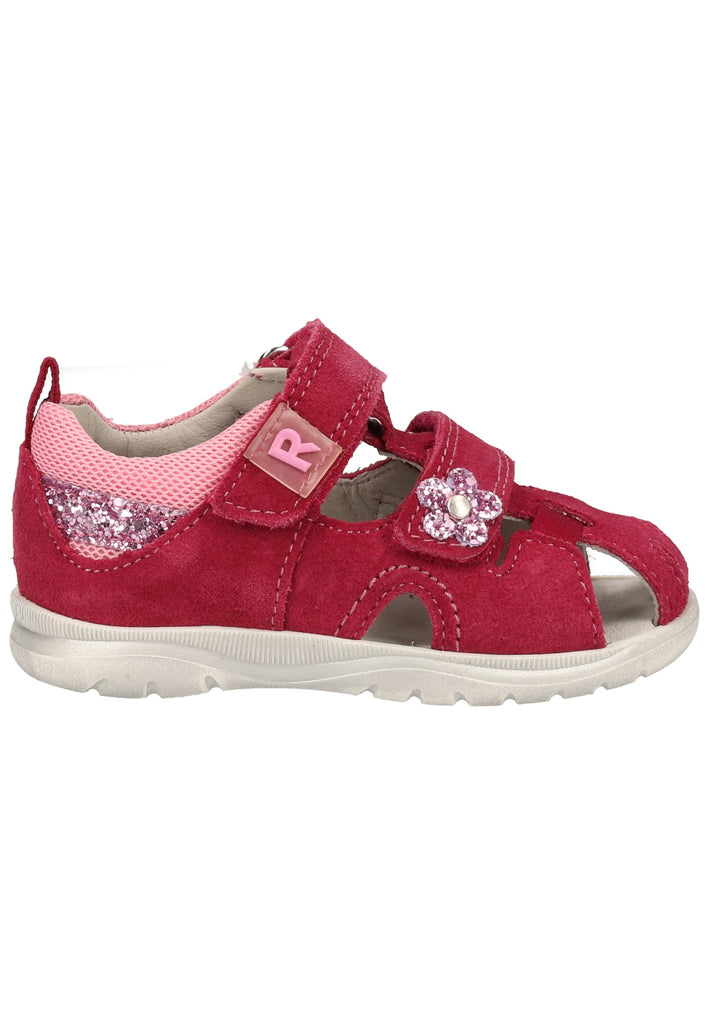 Richter Sandalen Veloursleder/Textil Rot/Pink