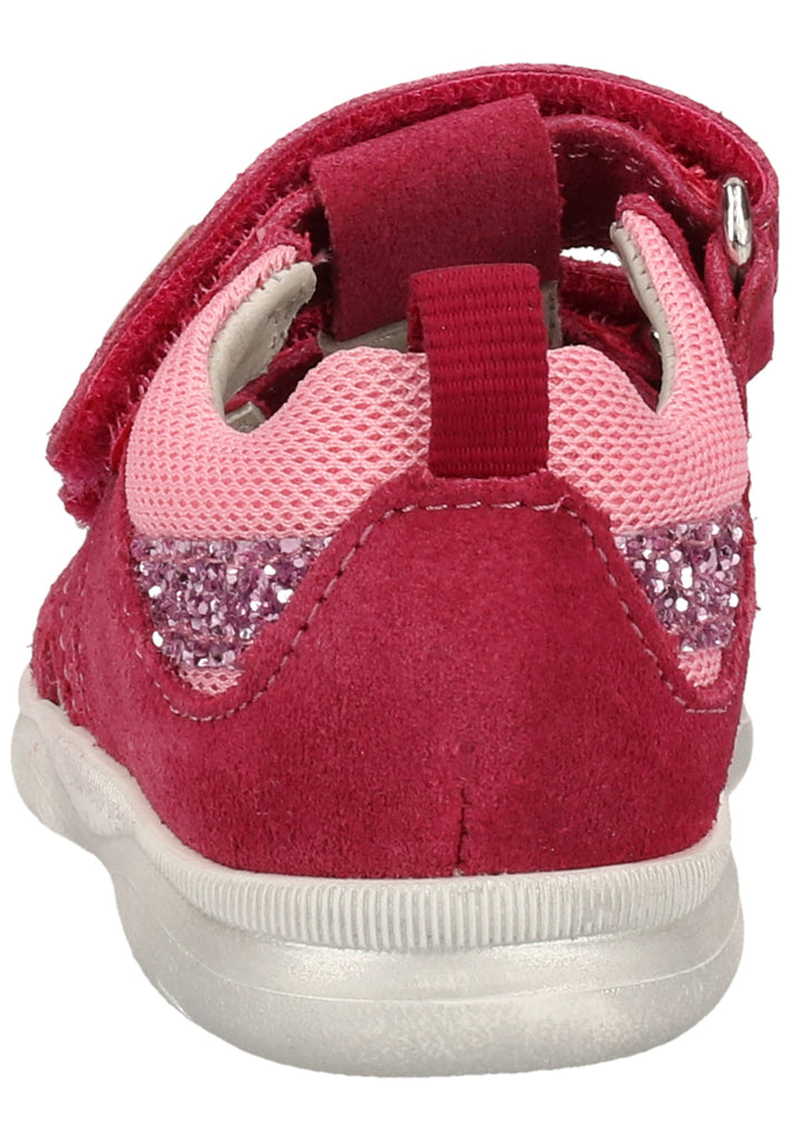 Richter Sandalen Veloursleder/Textil Rot/Pink