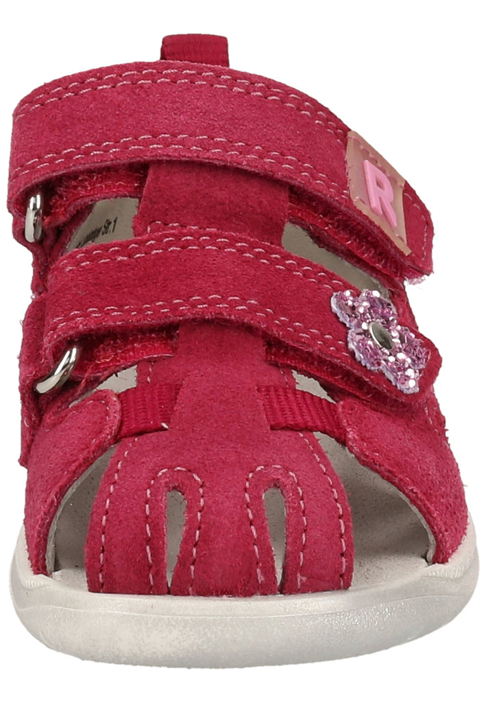 Richter Sandalen Veloursleder/Textil Rot/Pink