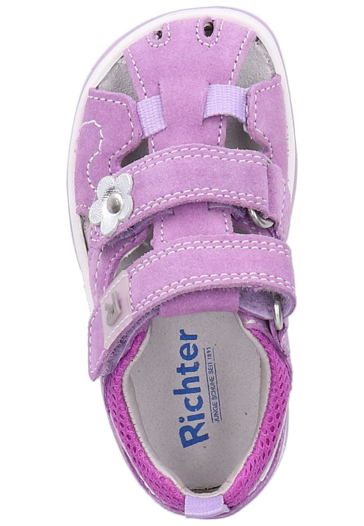 Richter Sandalen Veloursleder/Textil Violett