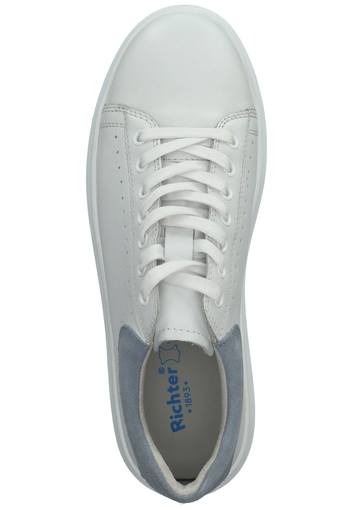 Richter Sneaker Glattleder Weiß/Blau