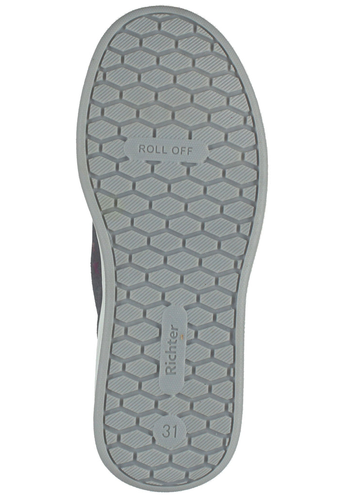 Richter Sneaker Leder Grau/Silber