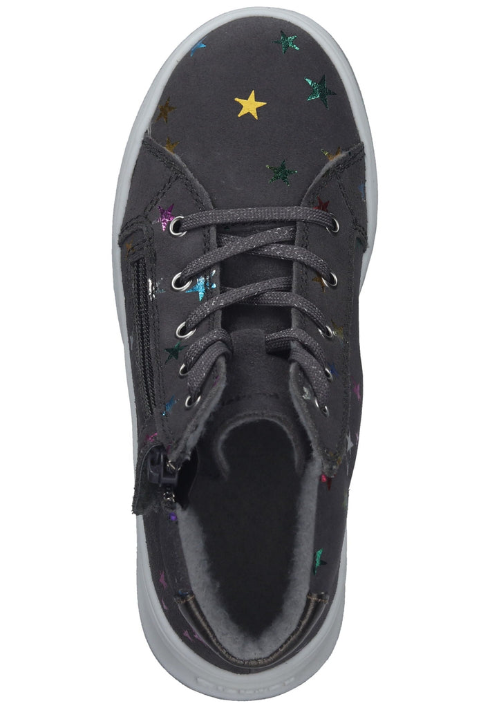 Richter Sneaker Leder Grau/Silber