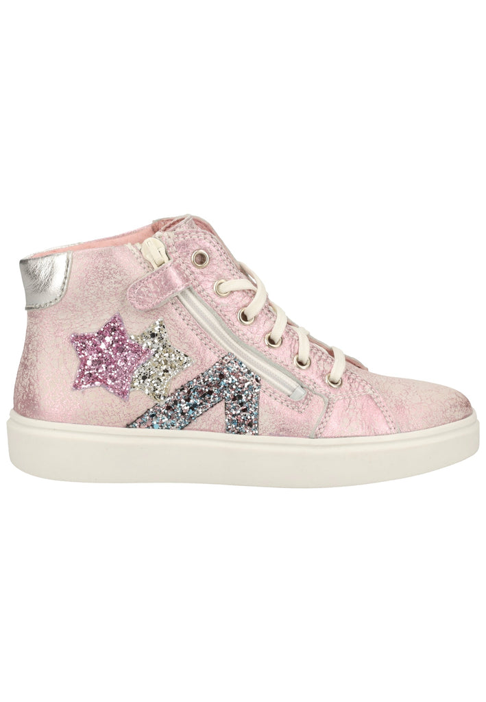 Richter Sneaker Leder Rosa/Silber