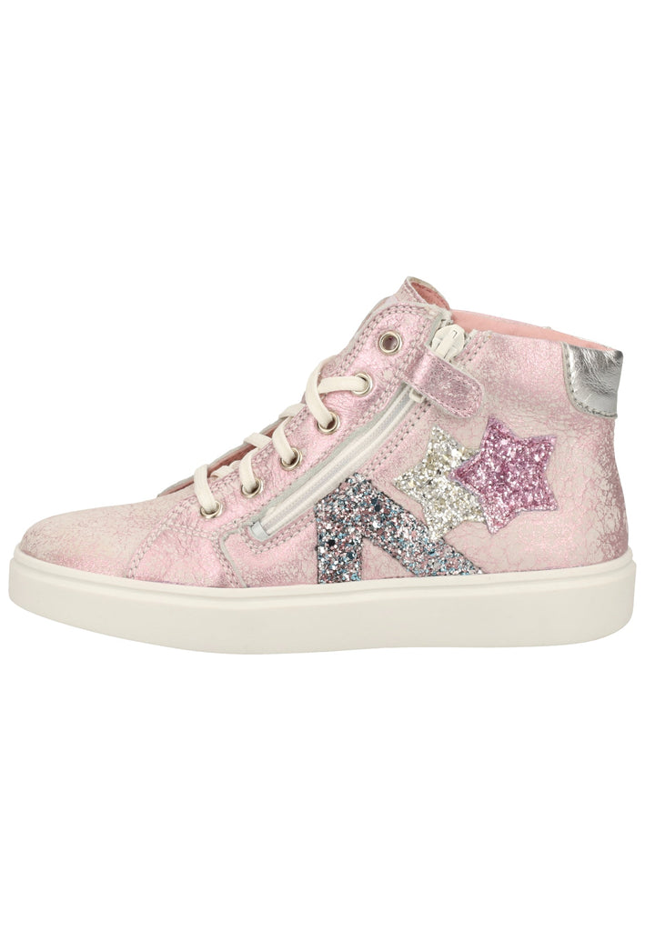 Richter Sneaker Leder Rosa/Silber