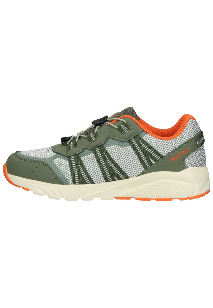 Richter Sneaker Leder/Textil Beige/Grün