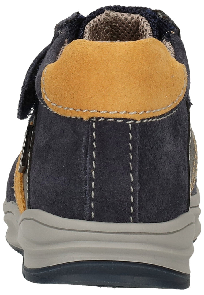 Richter Sneaker Leder/Textil Blau/Gelb