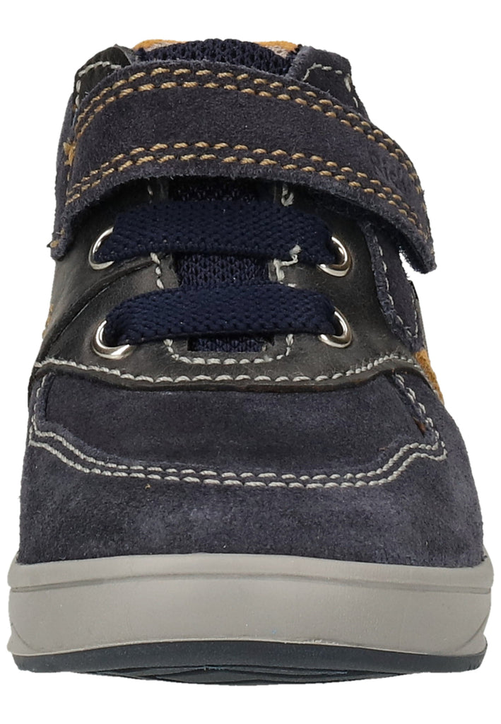 Richter Sneaker Leder/Textil Blau/Gelb