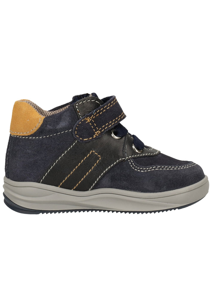 Richter Sneaker Leder/Textil Blau/Gelb