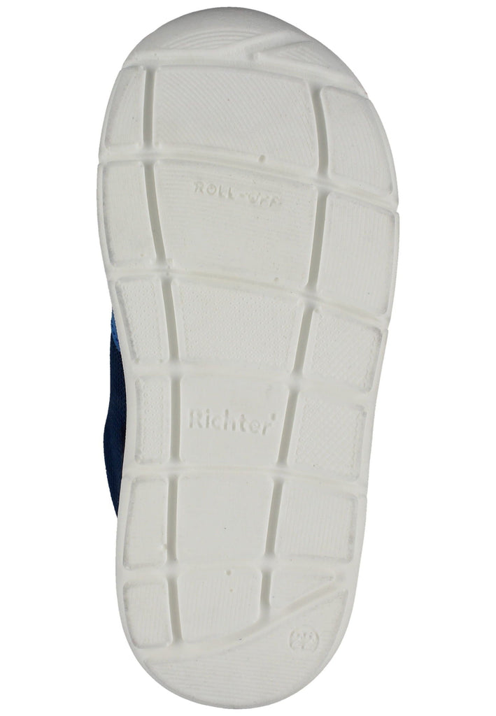 Richter Sneaker Leder/Textil Blau/Lime