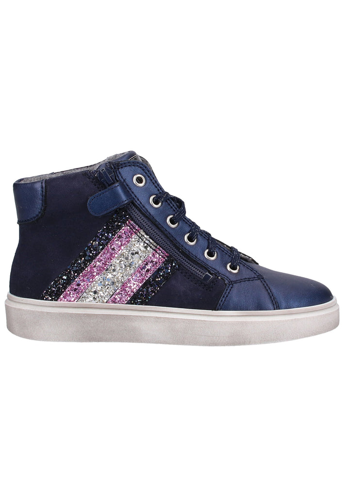 Richter Sneaker Leder/Textil Blau Warmfutter