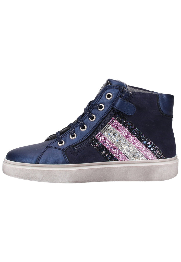 Richter Sneaker Leder/Textil Blau Warmfutter