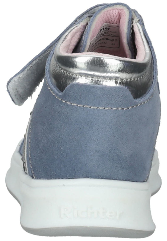 Richter Sneaker Leder/Textil Hellblau/Silber