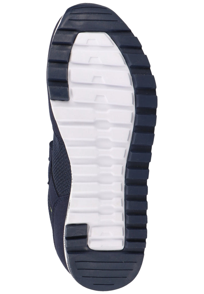 Richter Sneaker Lederimitat/Textil Blau/Gelb