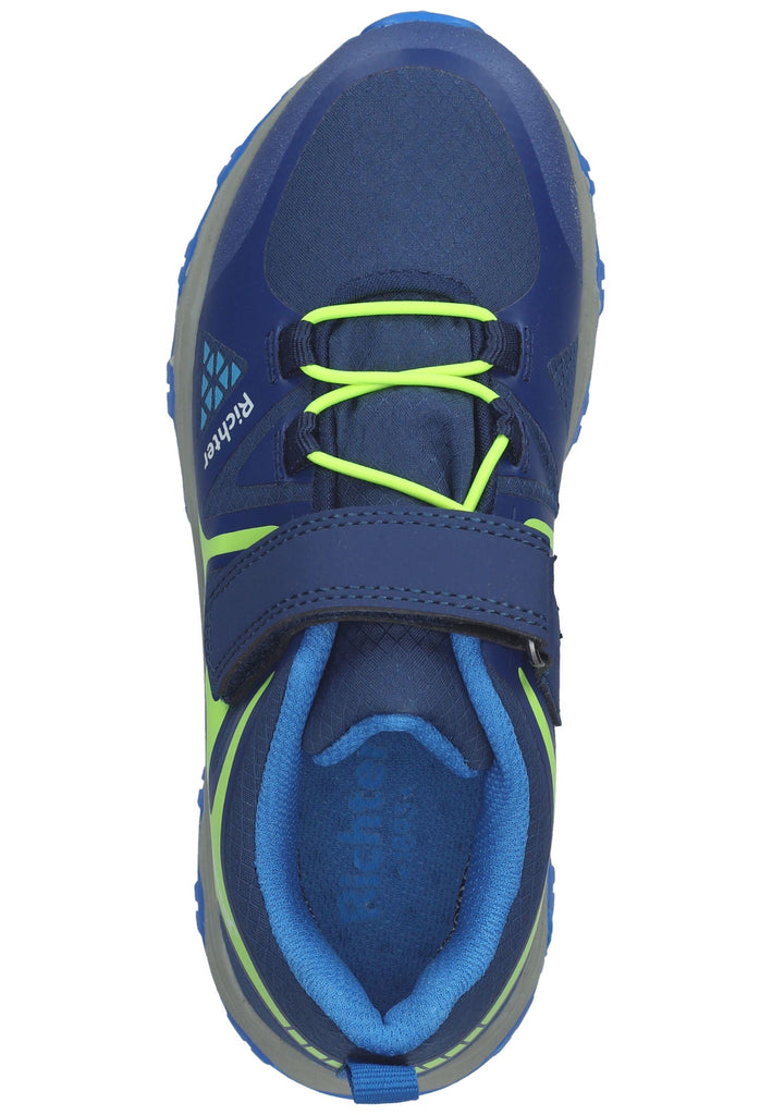 Richter Sneaker Lederimitat/Textil Blau/Lime