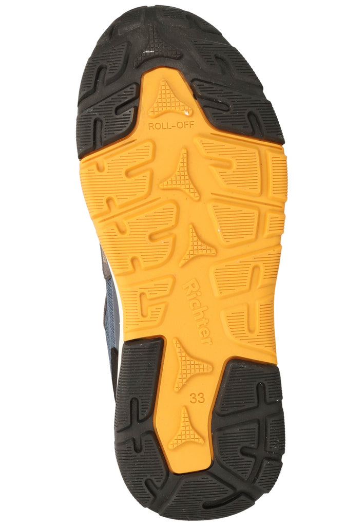 Richter Sneaker Lederimitat/Textil Blau/Schwarz